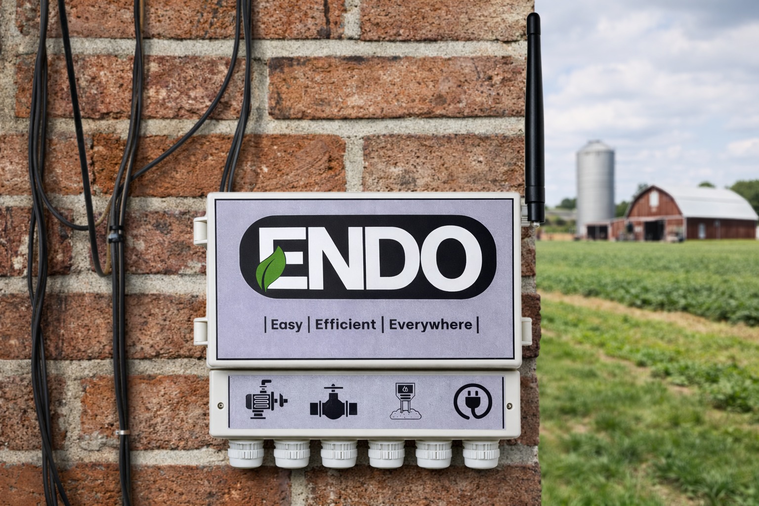 Endo Main Node installed on farm
